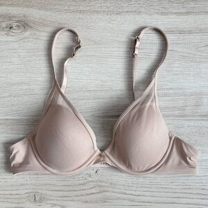 ThirdLove Classic Uplift Plunge Bra in Nude Tan 36A